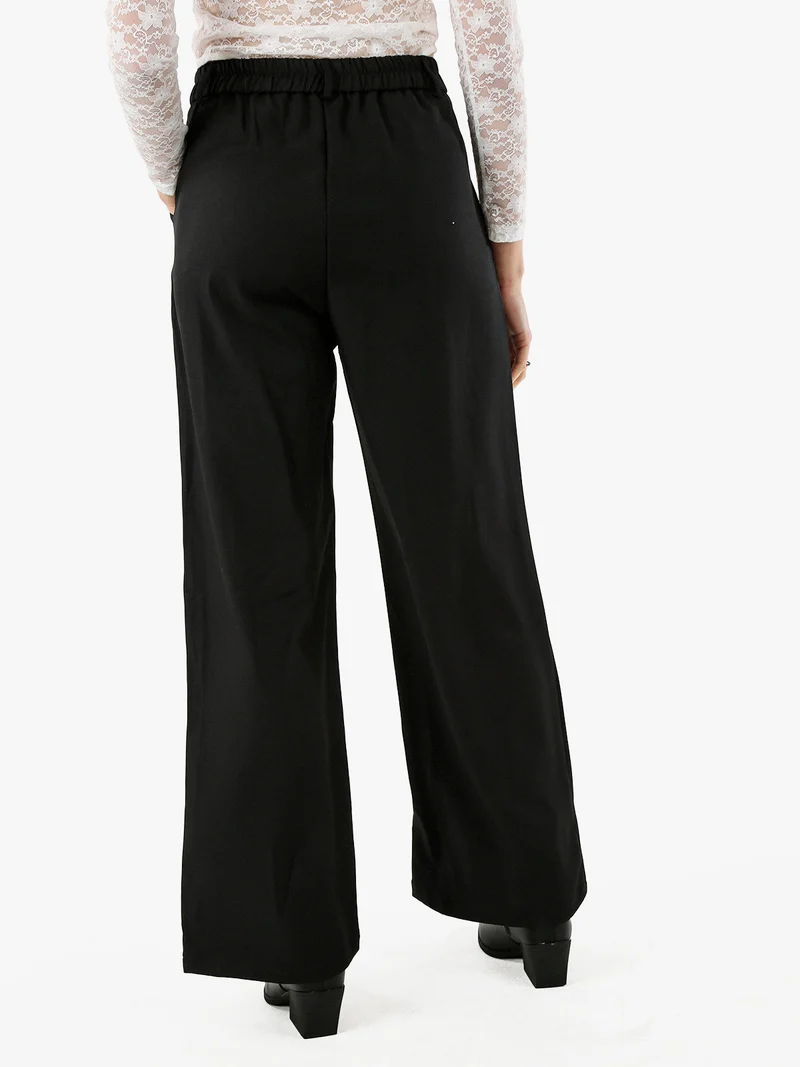 Pantaloni donna a palazzo - nero