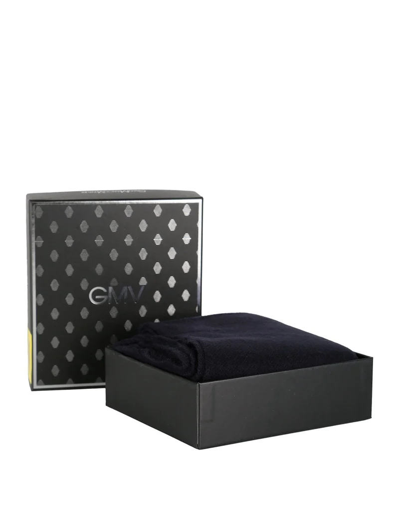 Sciarpa uomo con frange - nero