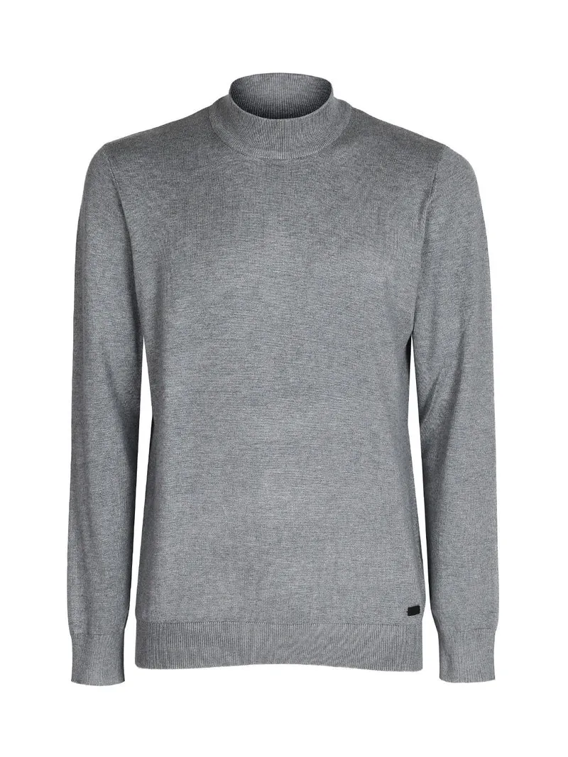 Pullover lupetto da uomo - grigio