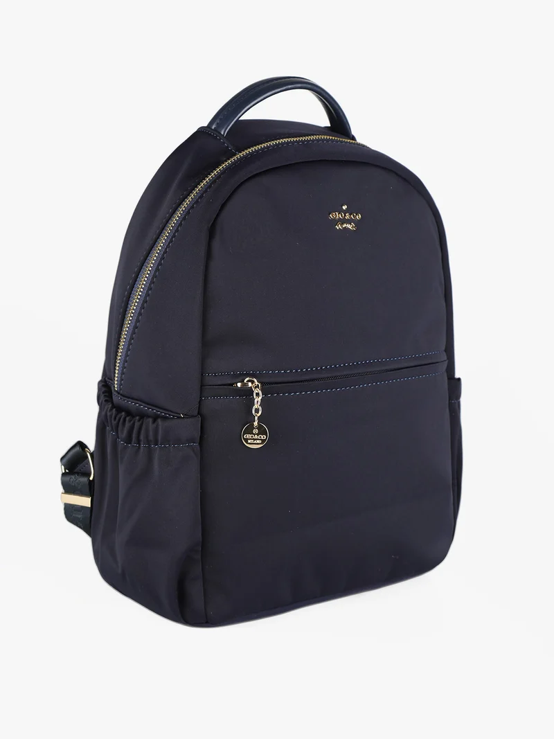 Zaino donna in tessuto - blu scuro
