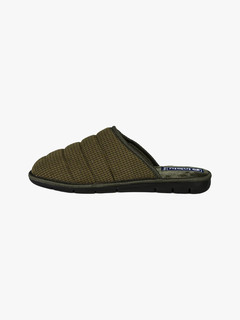 Pantofole da uomo imbottite - militare