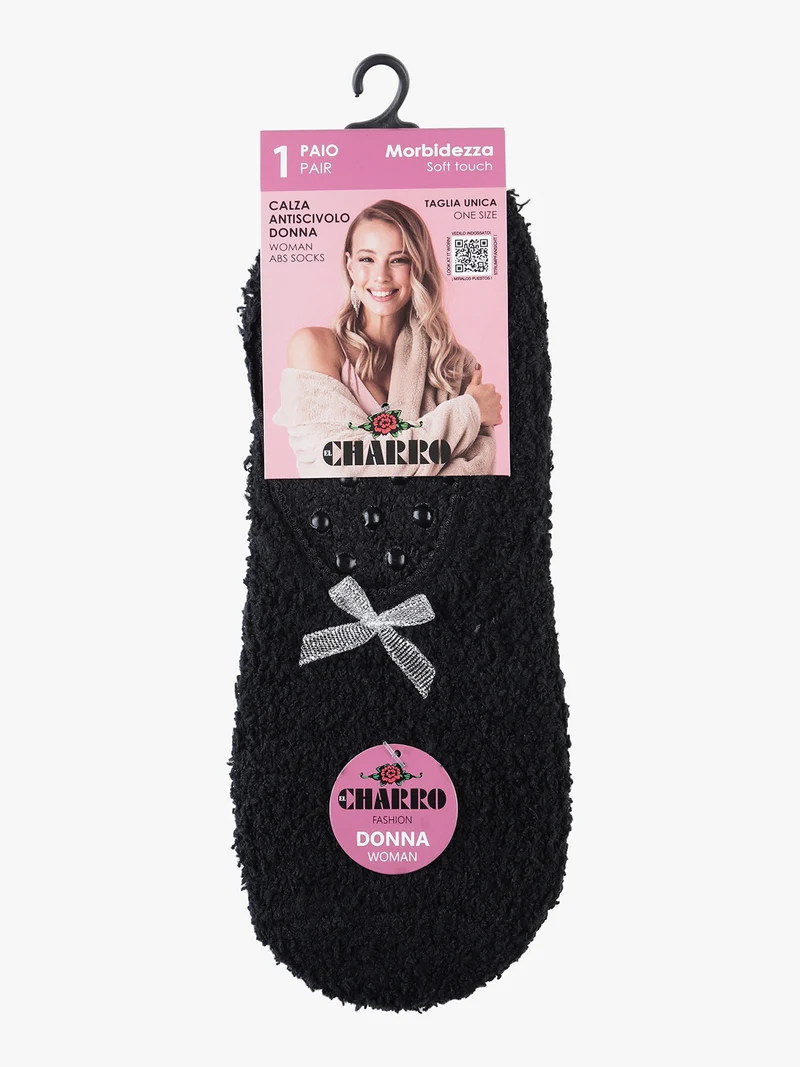 Calze antiscivolo da donna avvolgenti - nero