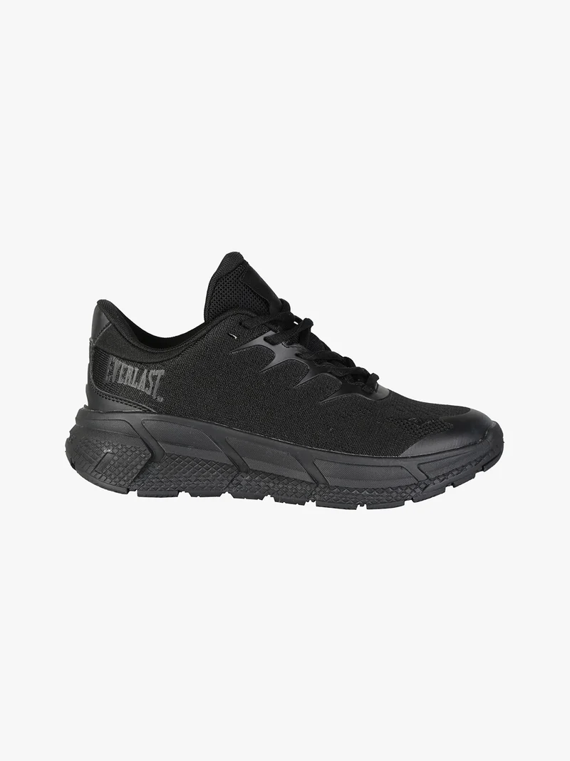 Sneakers donna sportive in tessuto - nero