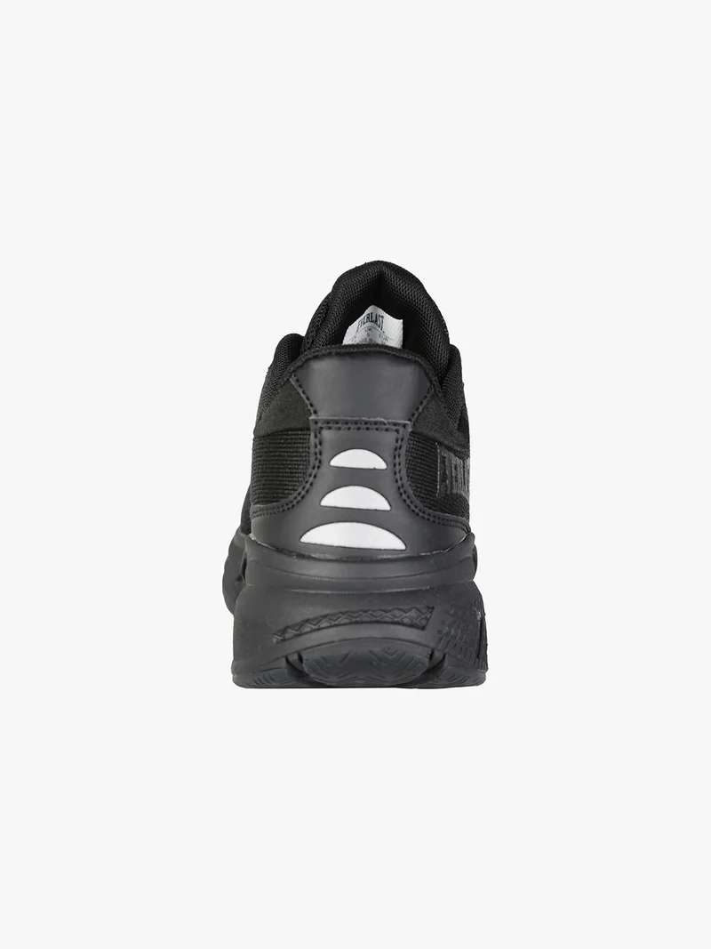 Sneakers donna sportive in tessuto - nero