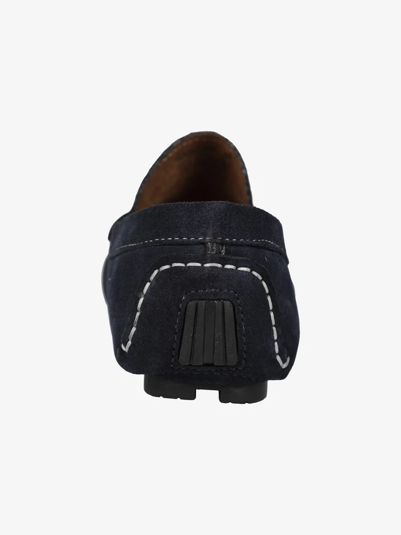 Mocassini uomo in pelle scamosciata - blu scuro