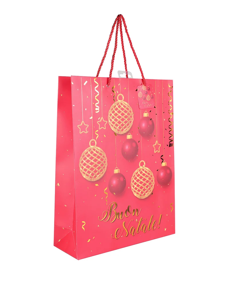 Sacchetto da regalo natalizio - rosso