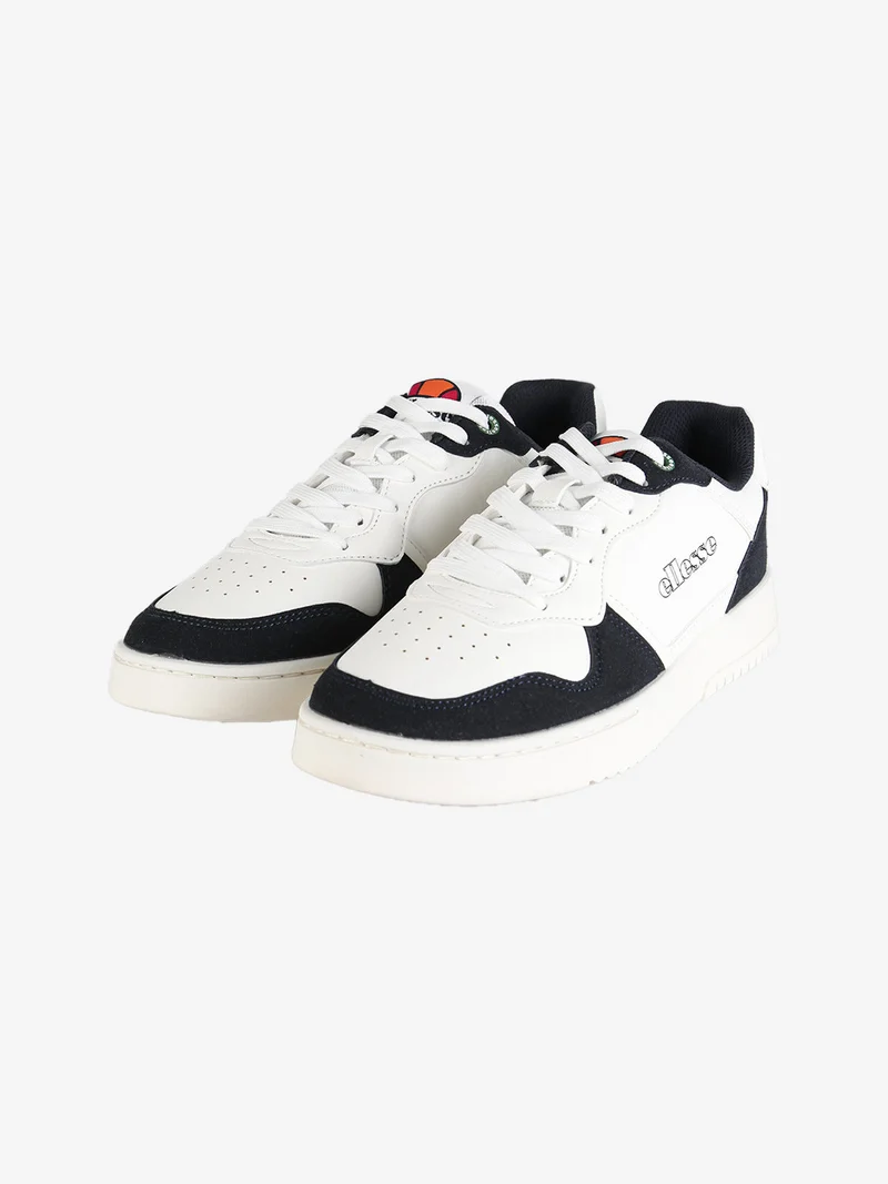 Sneakers basse da uomo bicolore - bianco