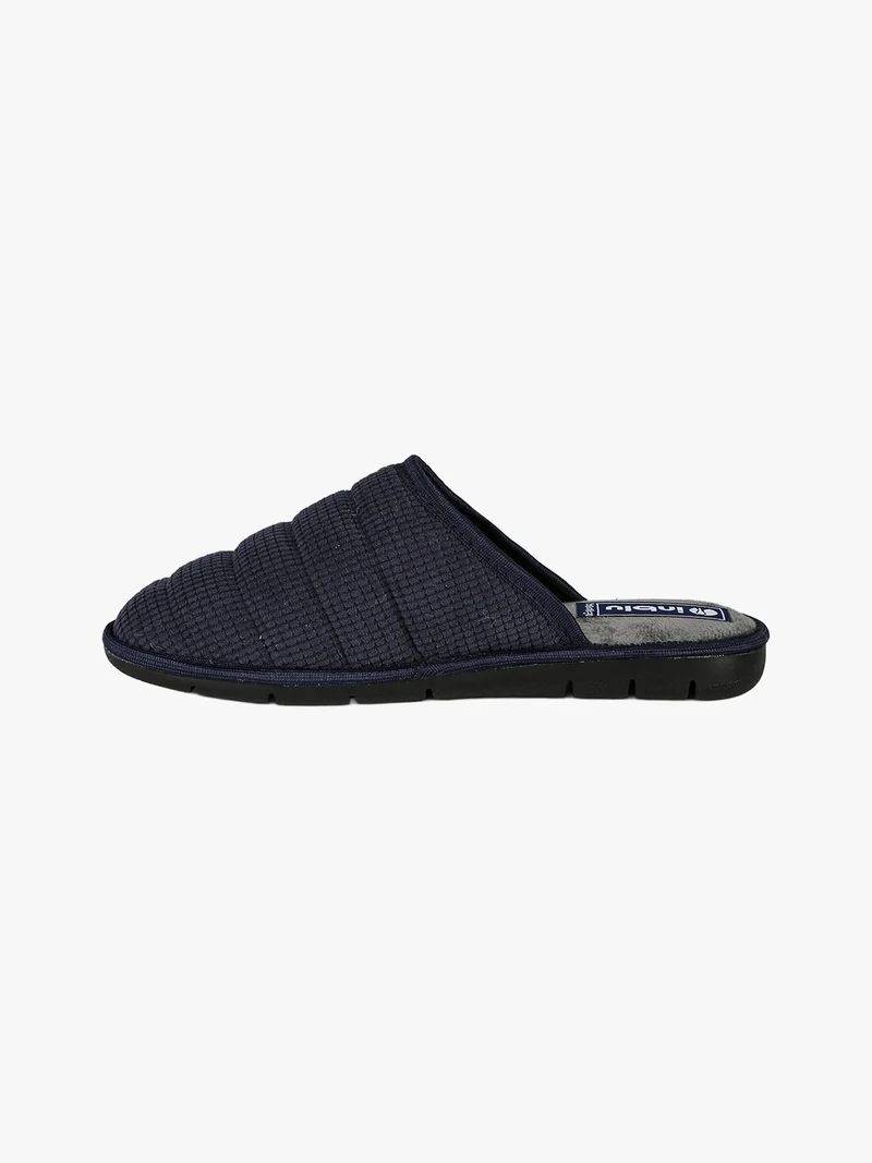 Pantofole da uomo imbottite - blu
