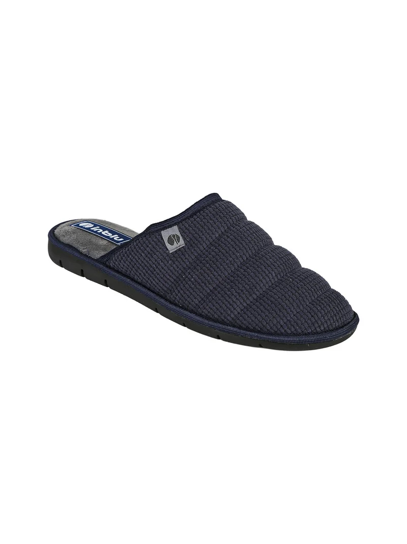 Pantofole da uomo imbottite - blu