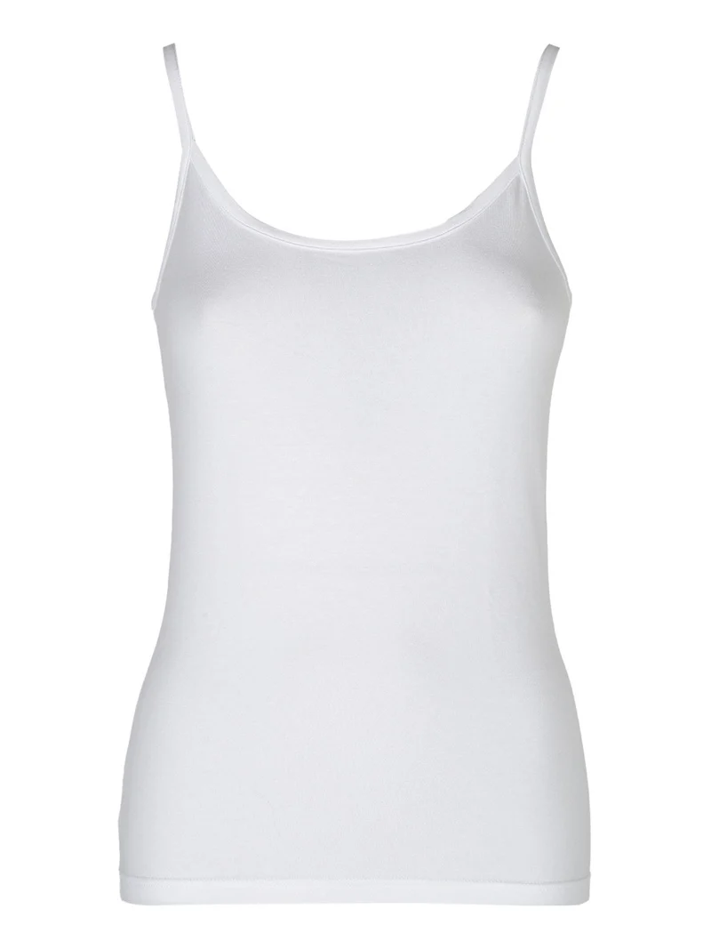 Canotta donna in cotone modal - bianco