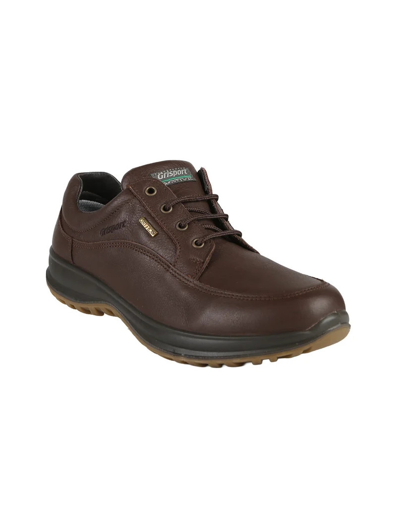 Scarpe stringate in pelle da uomo - moro