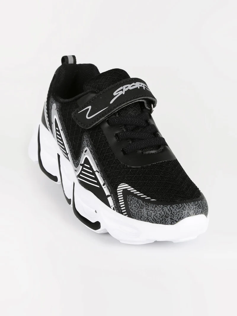 Scarpe sportive bambino con luci GD21542 - nero