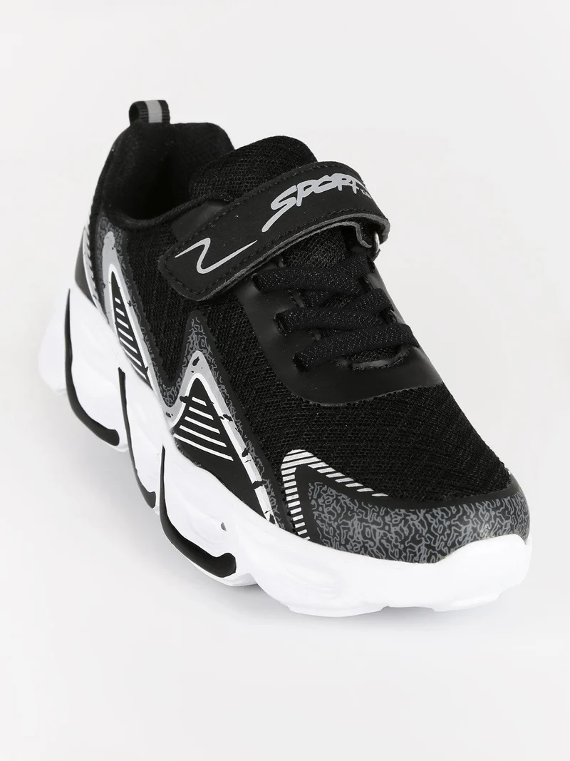 Scarpe sportive bambino con luci GD21542 - nero