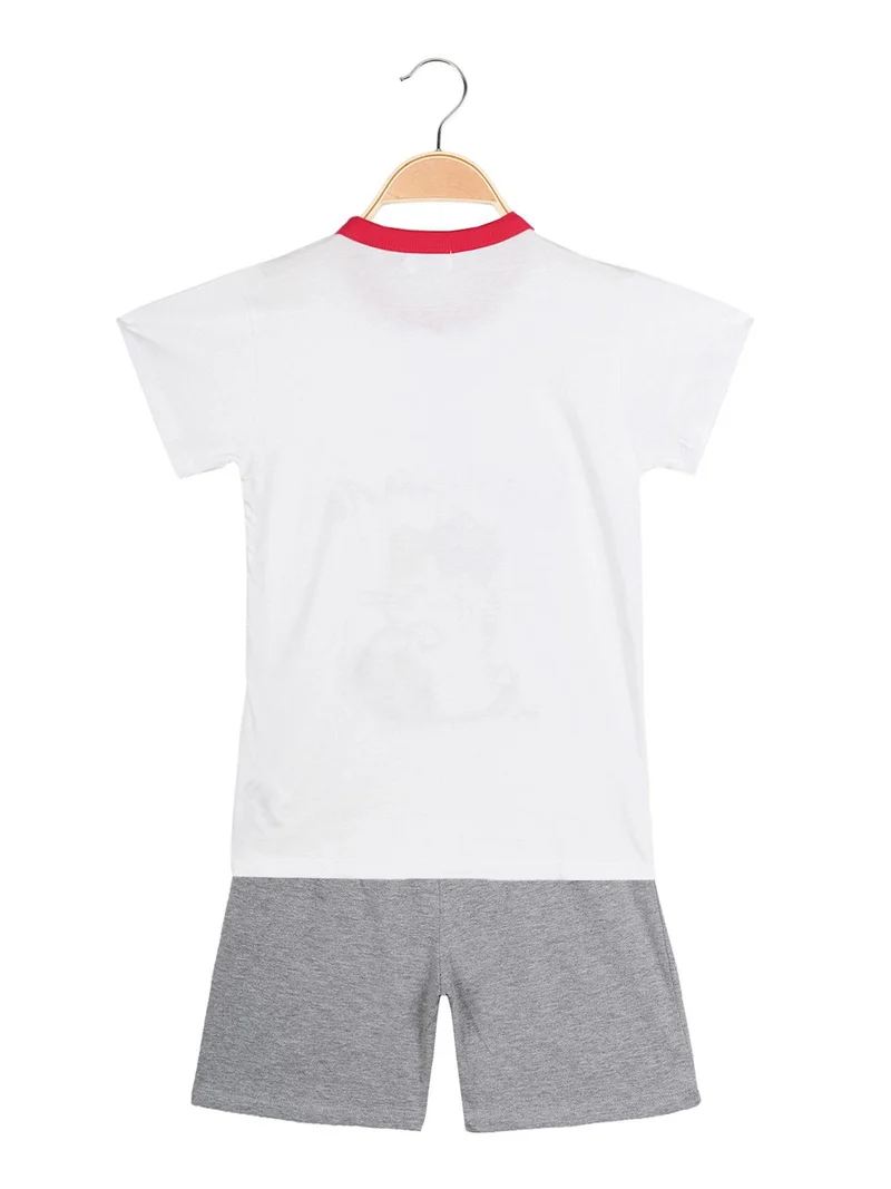 Pigiama estivo bimba 2 pezzi - bianco