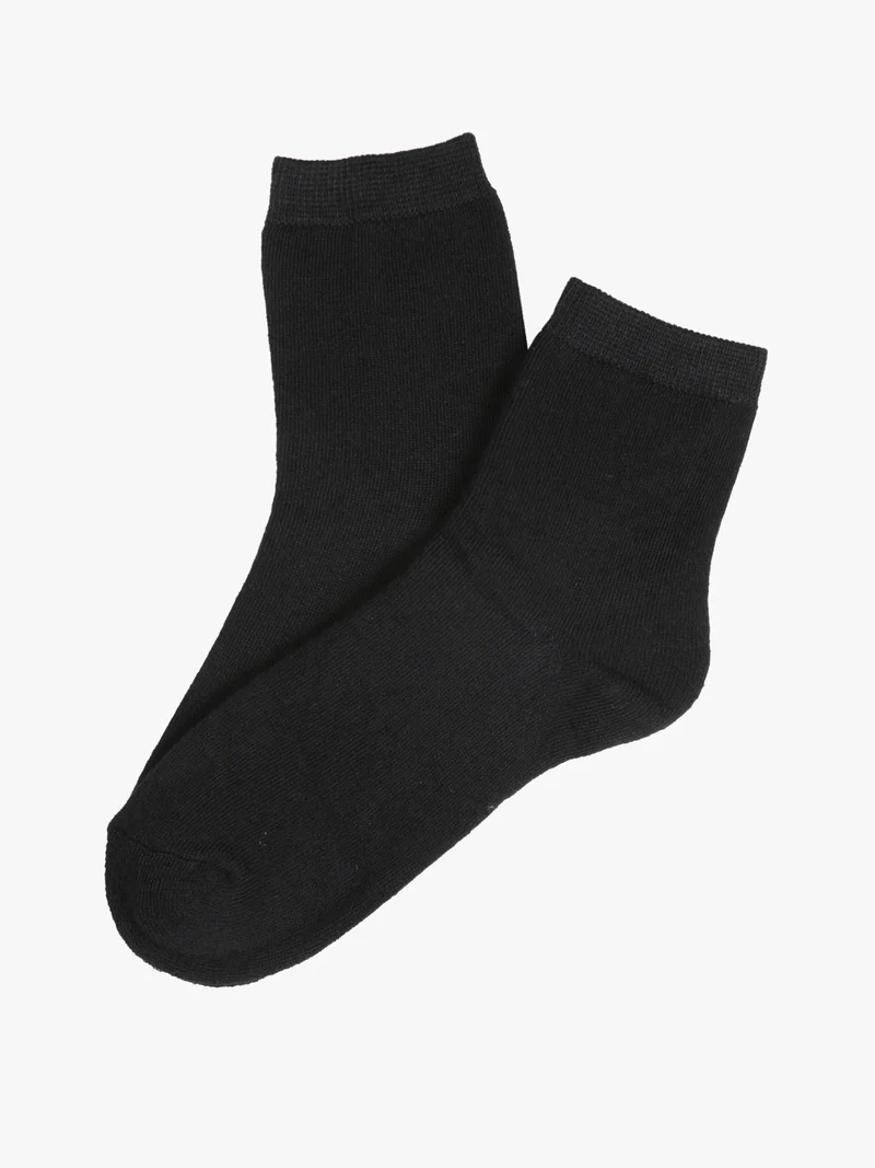 Calze corte donna in pile - nero