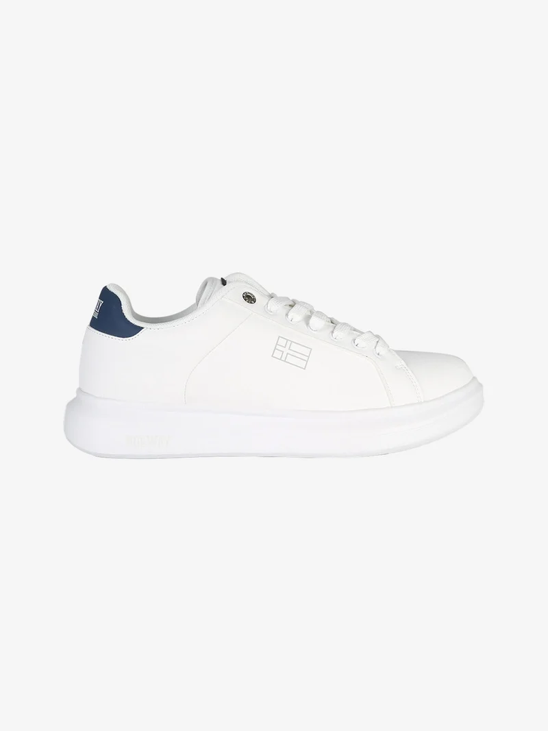 Sneakers stringate da uomo - bianco