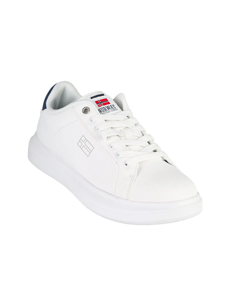 Sneakers stringate da uomo - bianco