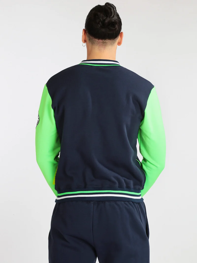 Giacca bomber uomo - blu scuro