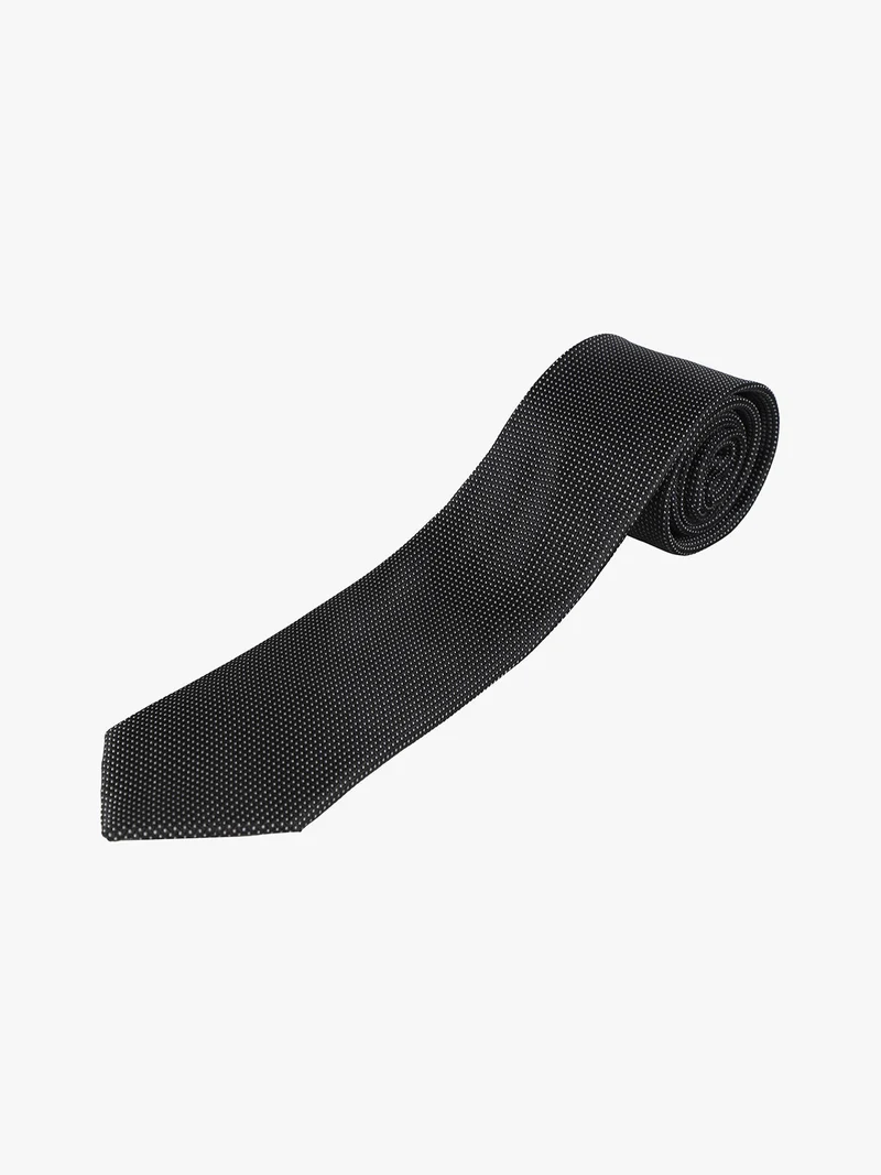 Cravatta da uomo a pois - blu scuro