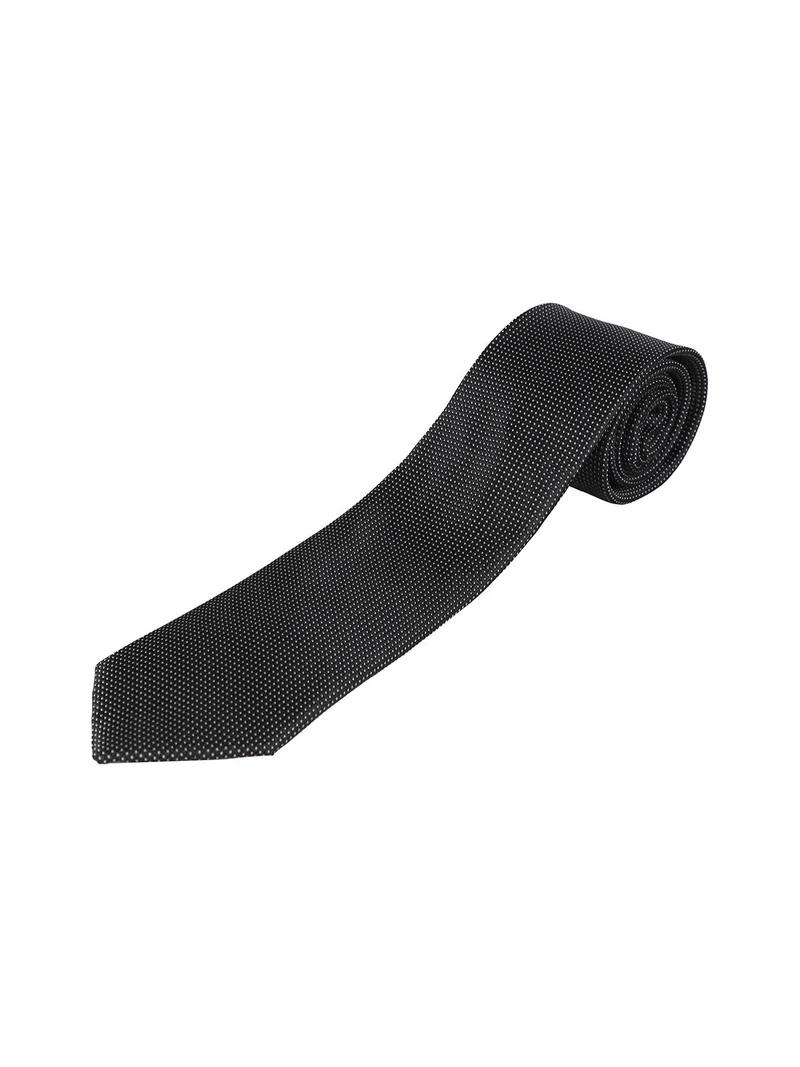Cravatta da uomo a pois - blu scuro