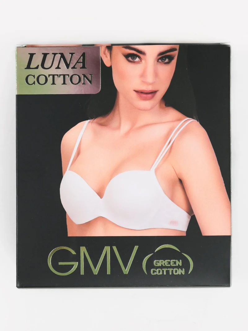 LUNA Reggiseno imbottito con ferretto COPPA B - bianco