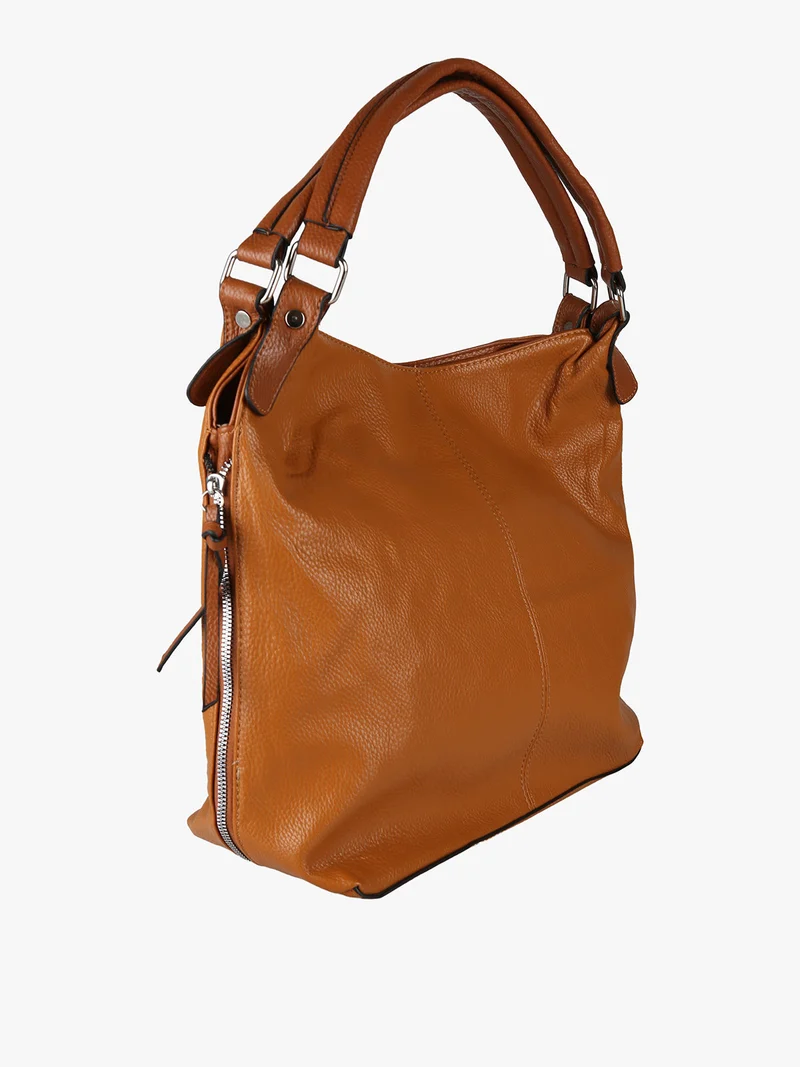 Borsa hobo da donna - marrone