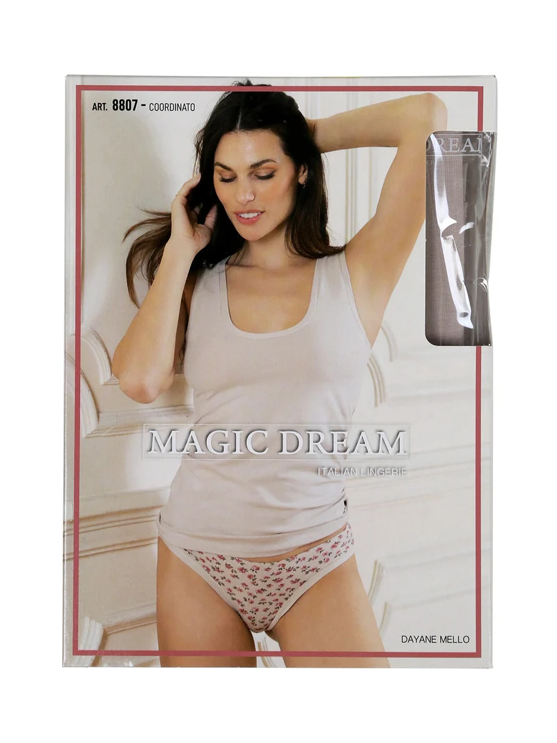 Coordinato donna intimo con top e slip - nero