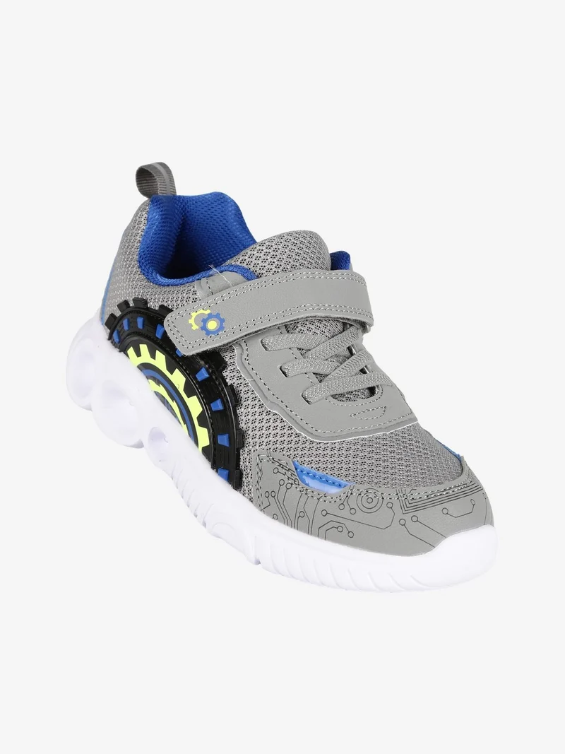 Sneakers da bambino con luci - grigio