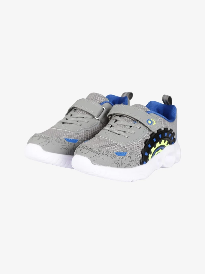 Sneakers da bambino con luci - grigio
