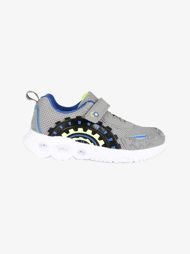 Sneakers da bambino con luci - grigio