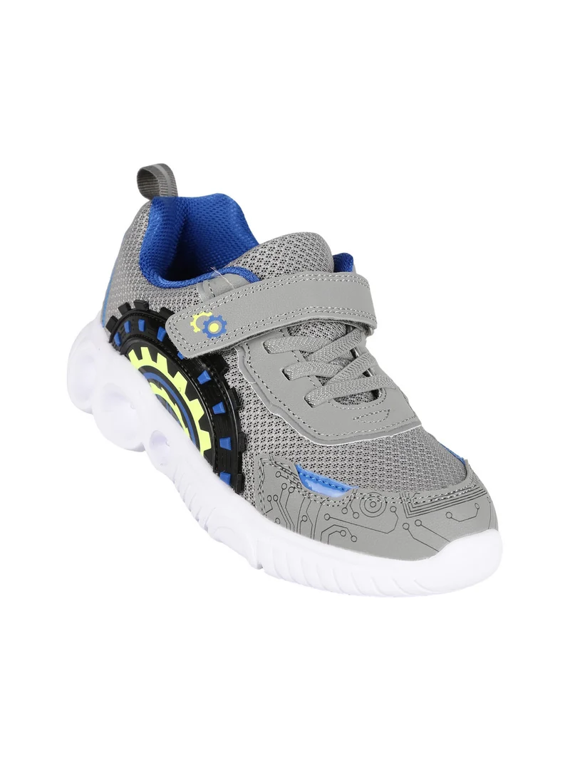 Sneakers da bambino con luci - grigio