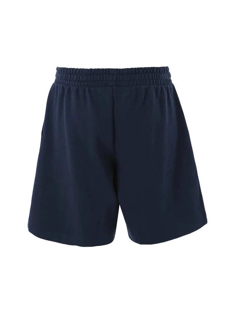 Bermuda da uomo con coulisse - blu scuro