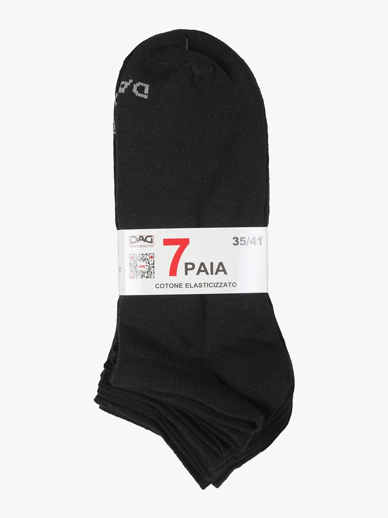 Set di 7 paia di calze da donna - nero