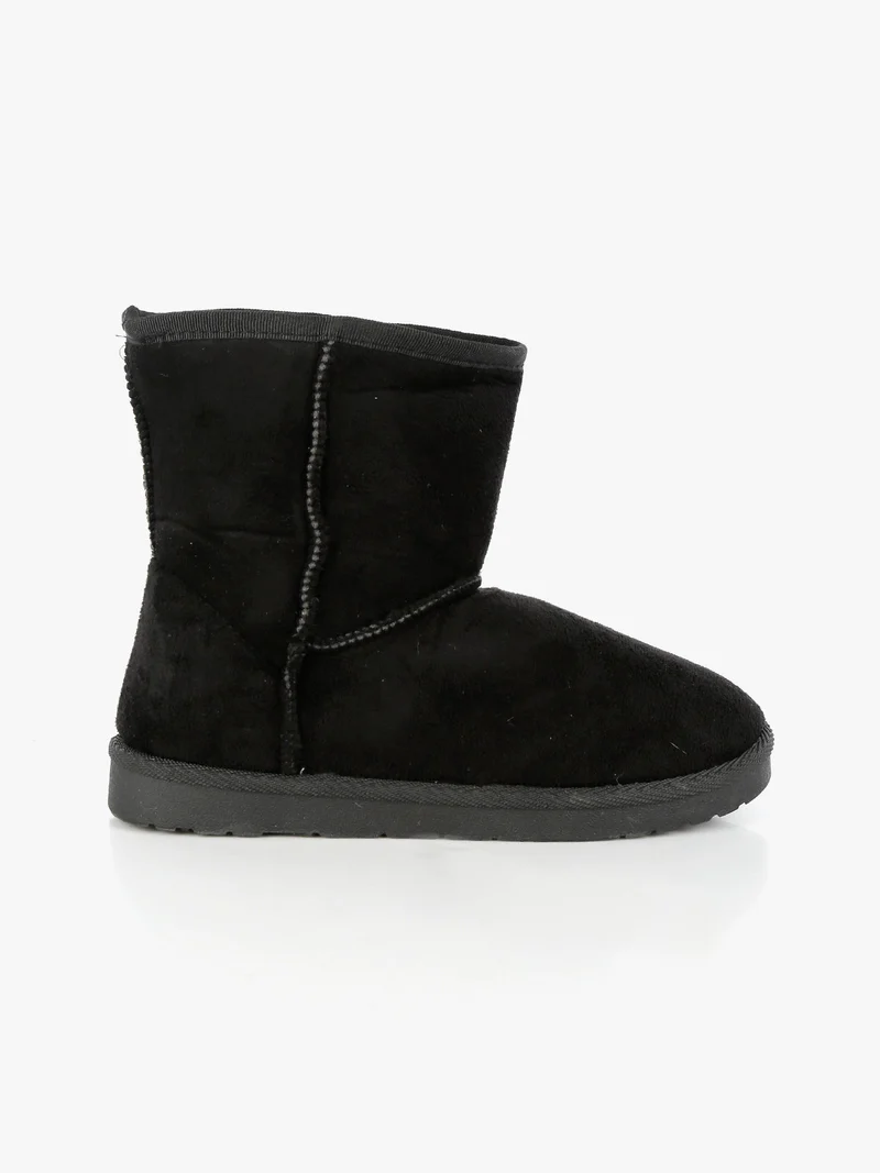Stivaletto basso da bambina imbottito - nero