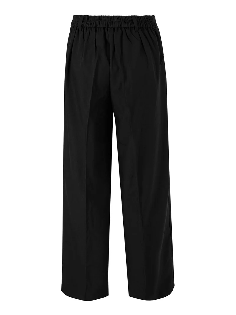 Pantaloni da donna classici a gamba larga - nero
