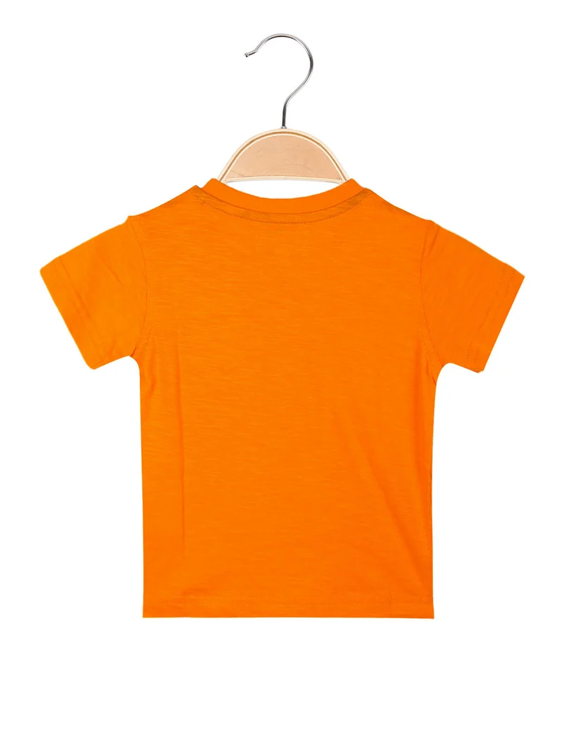 T-shirt manica corta neonato - arancione