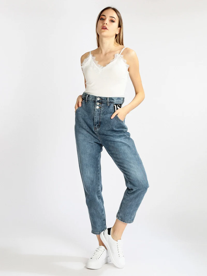Jeans donna con cavallo basso - jeans