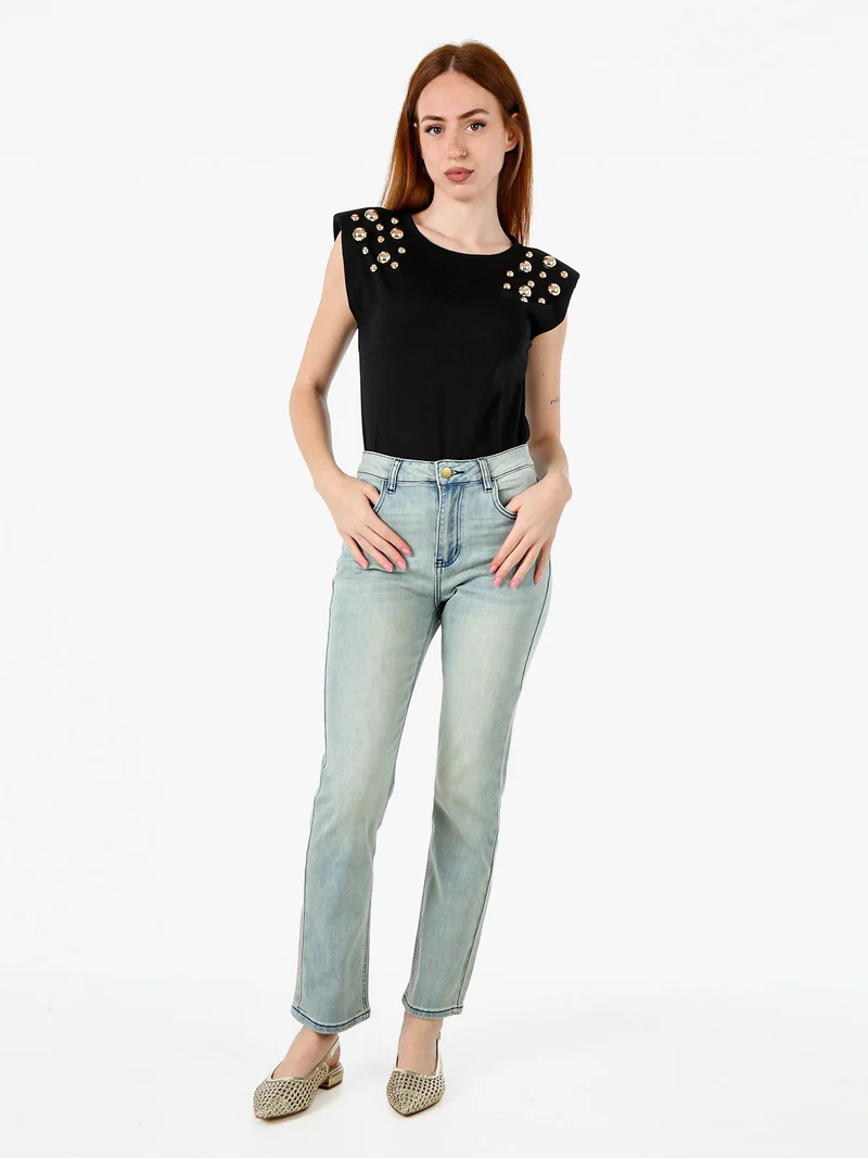 Jeans donna regular fit a gamba dritta - jeans