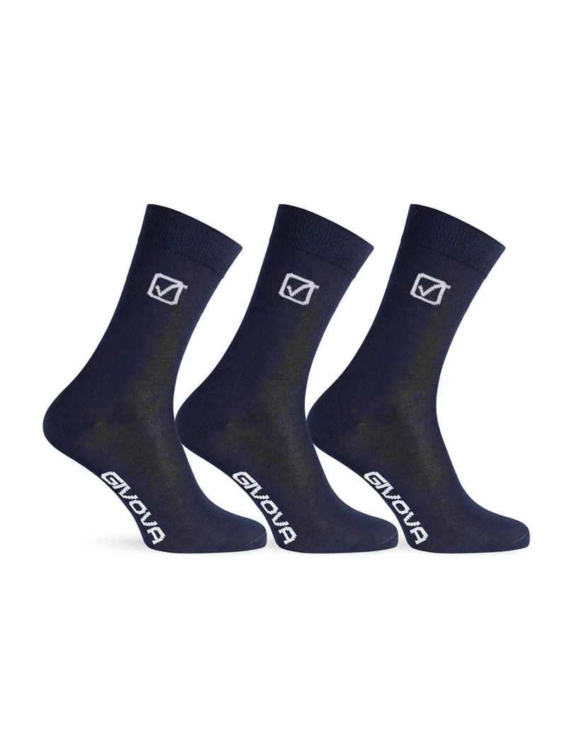 Calze corte 3 paia - blu scuro
