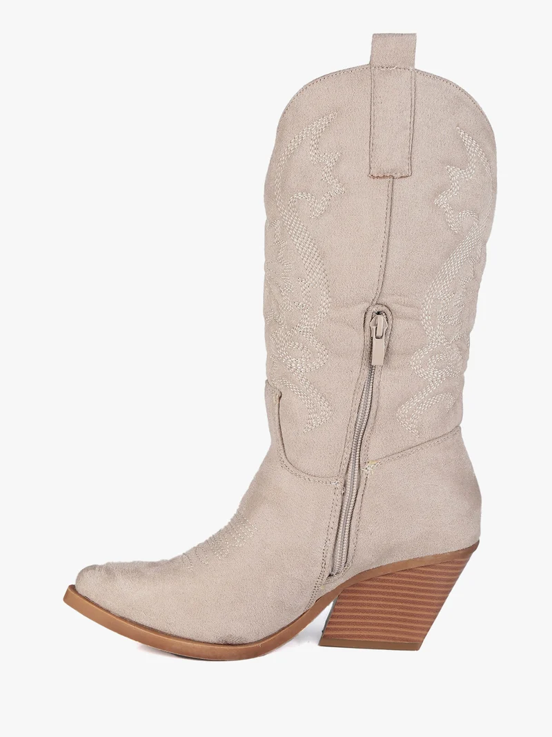 Stivali texani da donna - beige