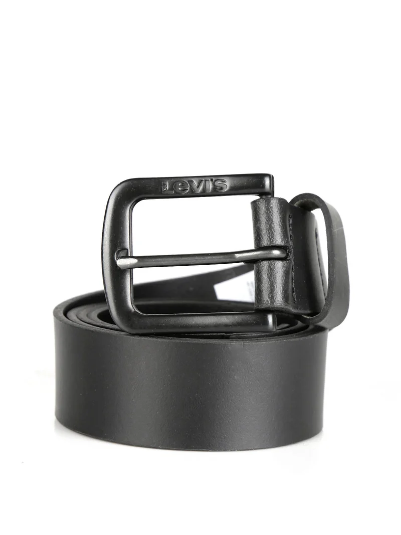 Cintura in pelle uomo - nero