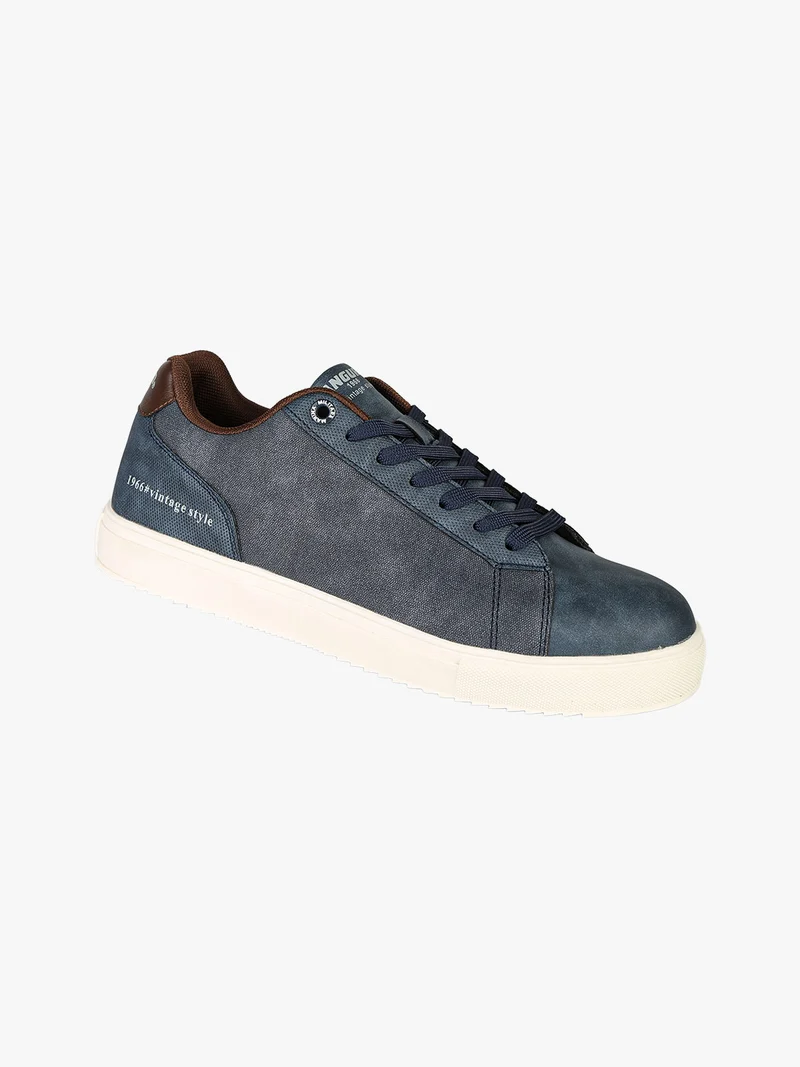 Sneakers basse da uomo - blu scuro