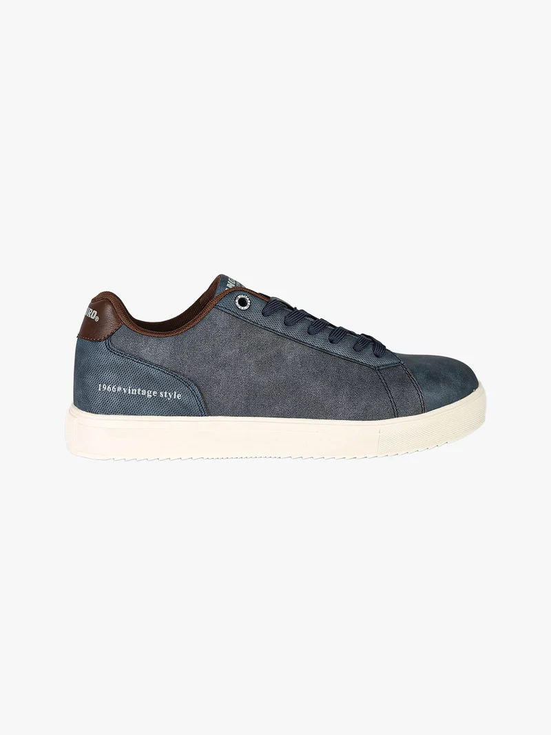 Sneakers basse da uomo - blu scuro