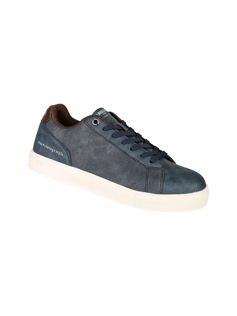 Sneakers basse da uomo - blu scuro