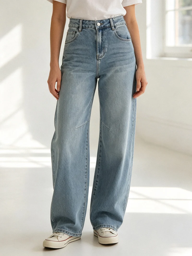 Jeans barrel da donna - jeans