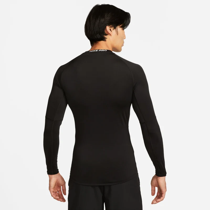 NIKE M NP DF TIGHT TOP LS Langarm Sportshirt