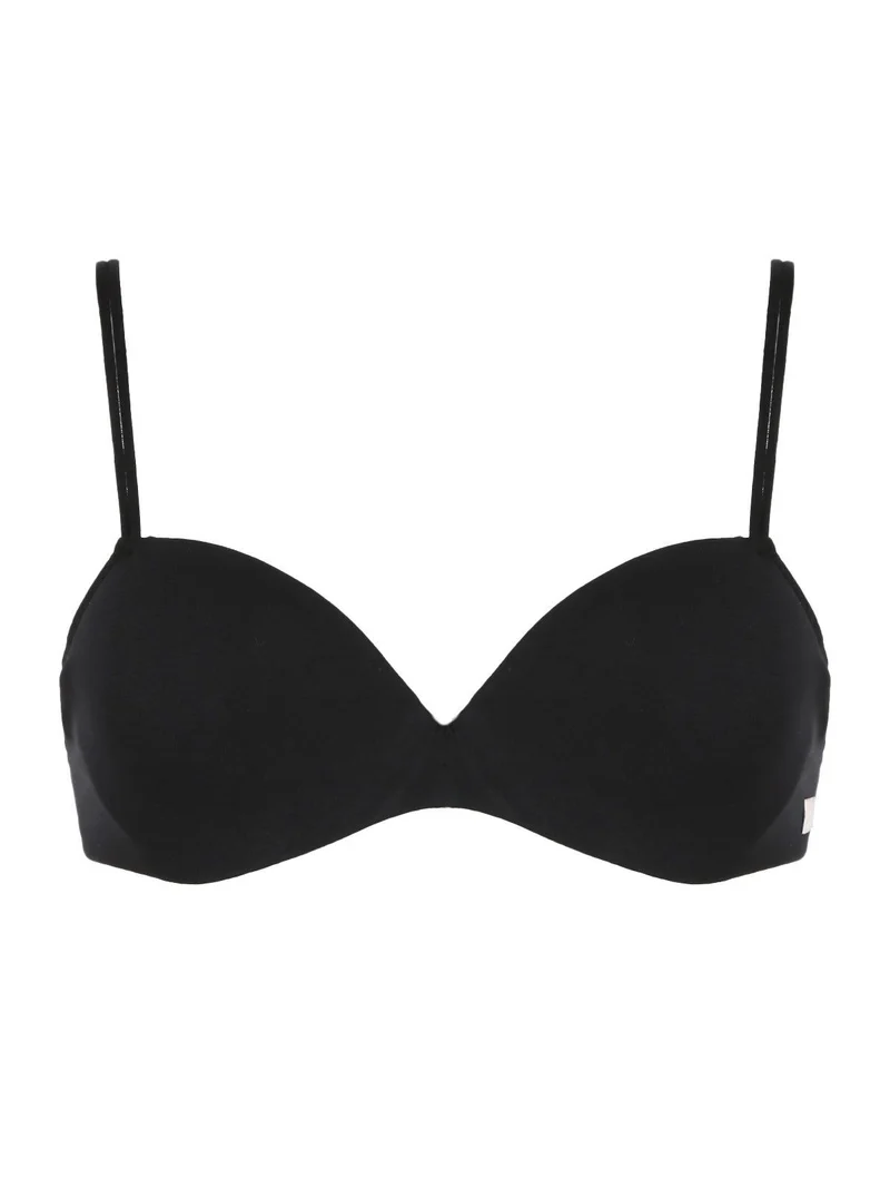 LUNA Reggiseno imbottito con ferretto COPPA B - nero