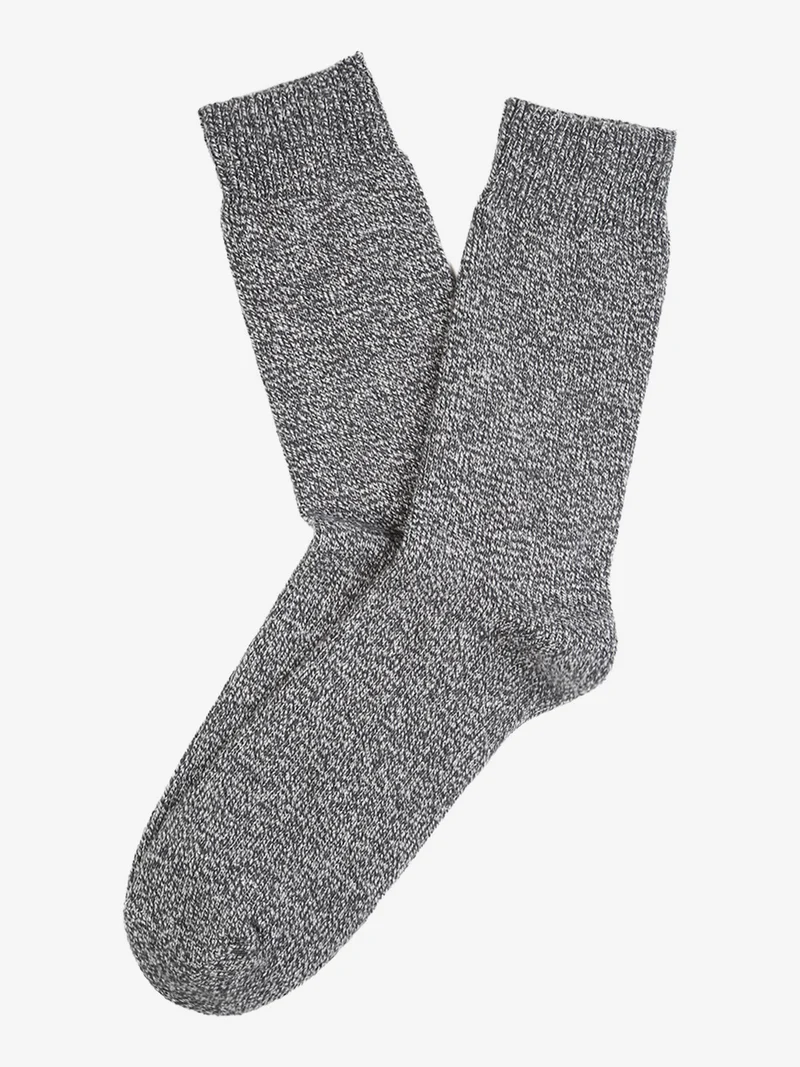 Calze corte morbide da uomo - grigio scuro