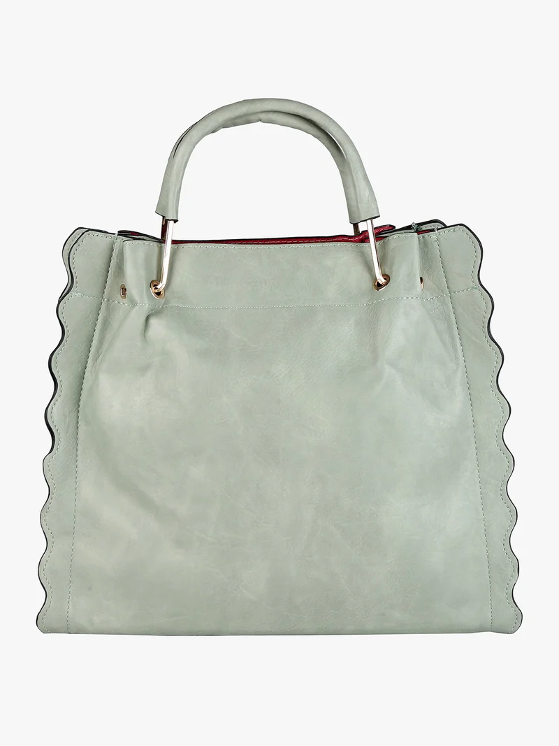Borsa donna rigida - acqua marina