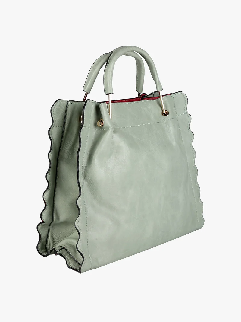 Borsa donna rigida - acqua marina